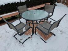 Patio table with 4 chairs