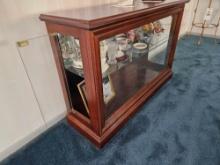 Lighted curio cabinet