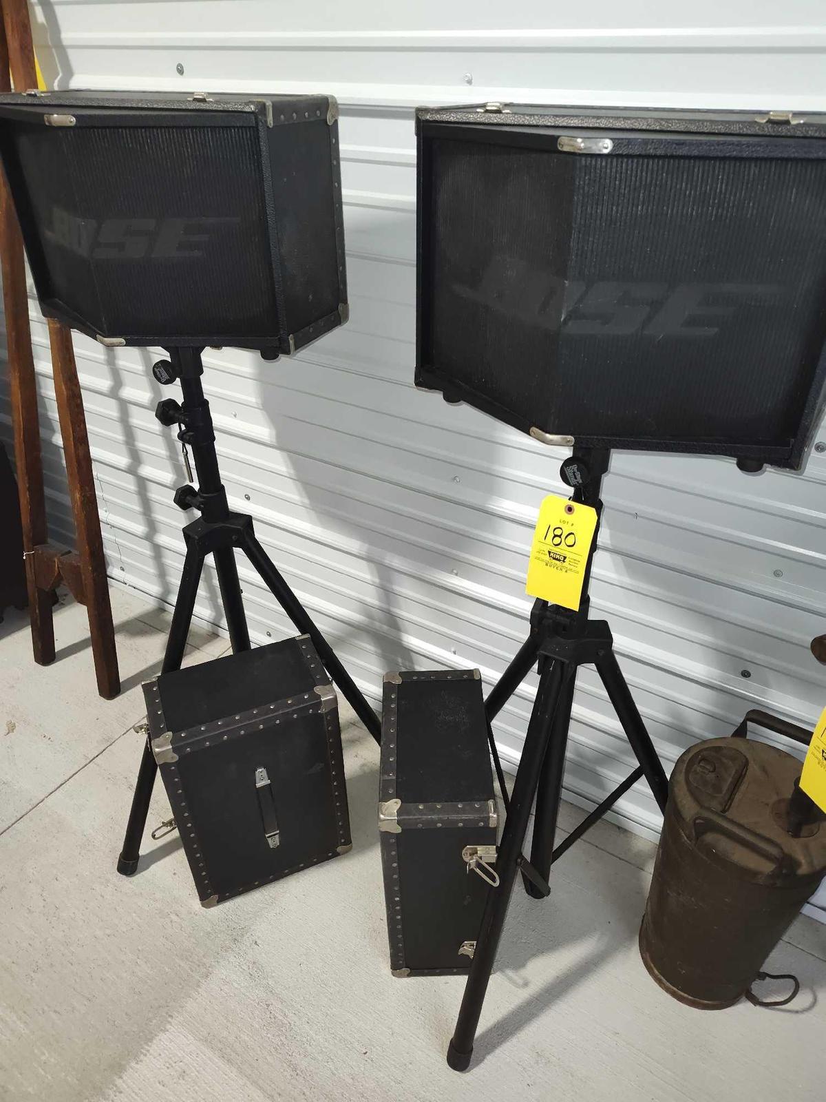 Pr Professional Bose 800 Loudspeaker System W/ Stands