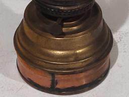 Early Oil Lamp Skaters Lantern 8" tall