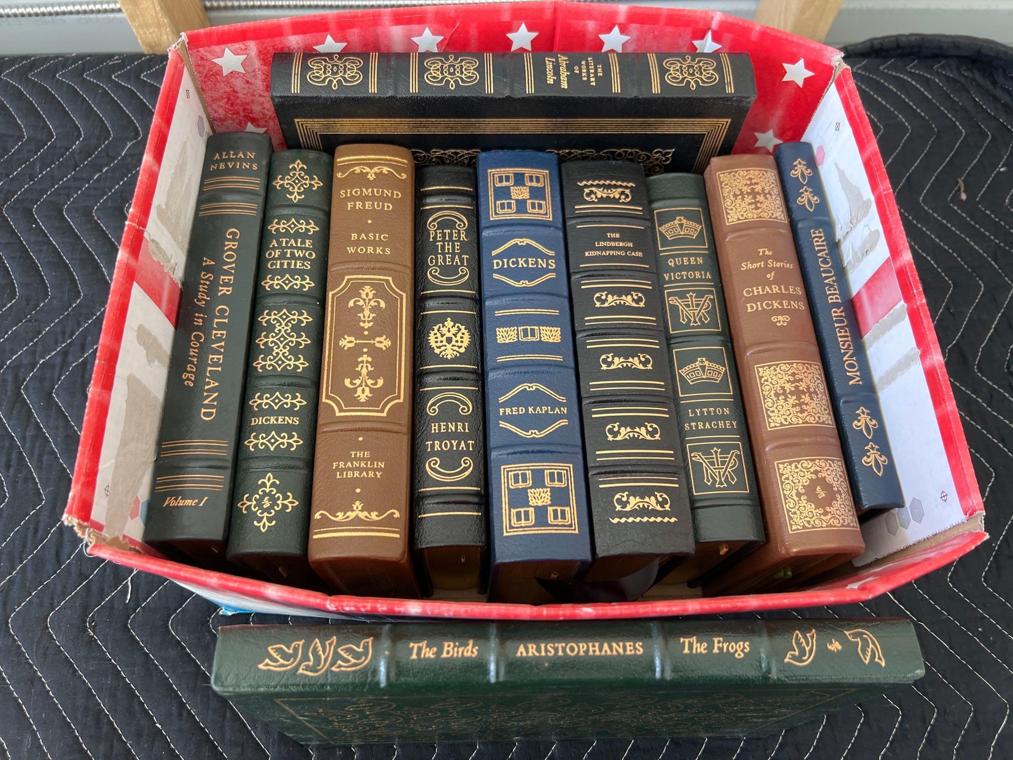 (11) The Easton Press Fancy Hardback Books