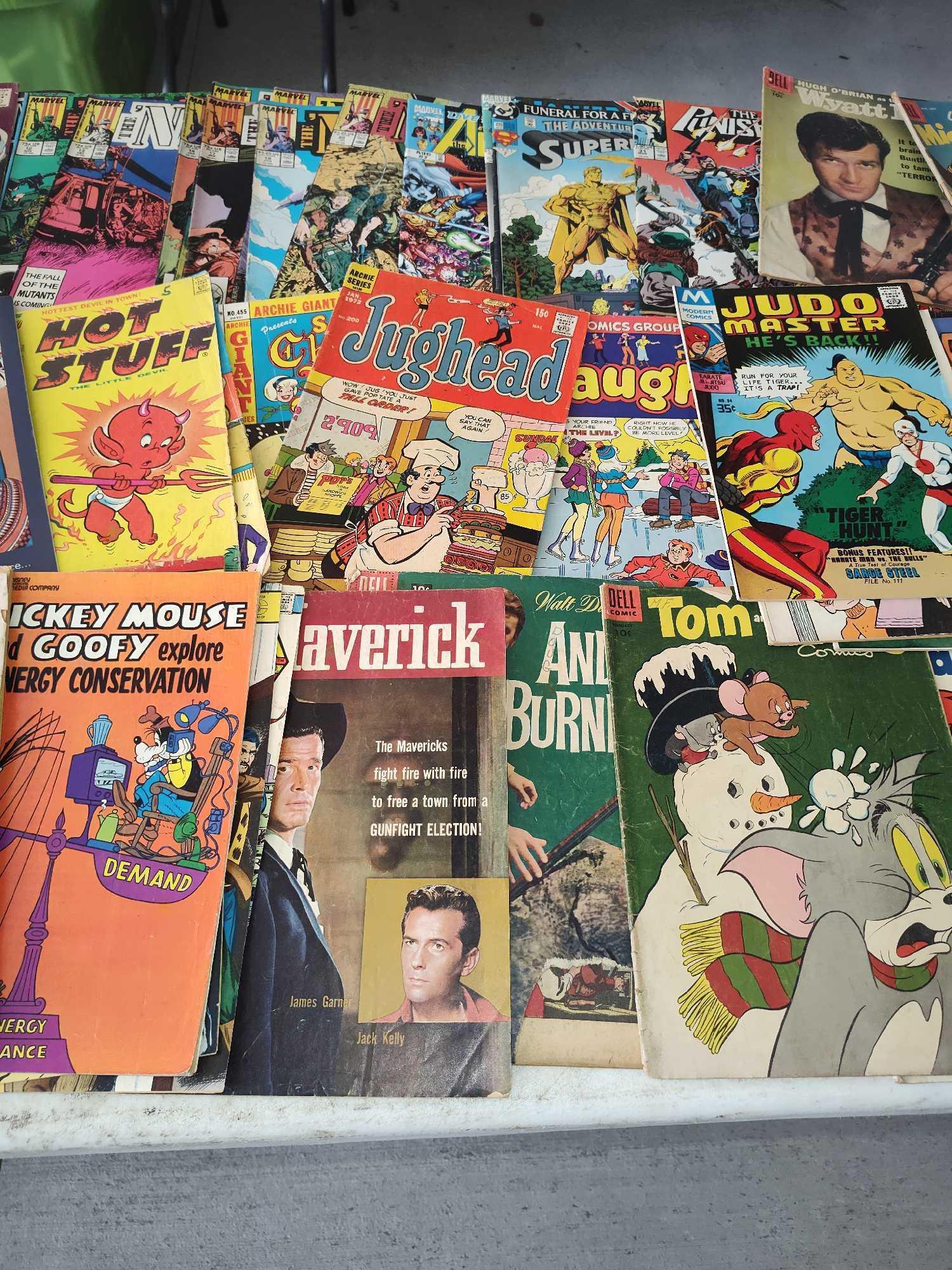 Approximately 80 Vintage Comic Books