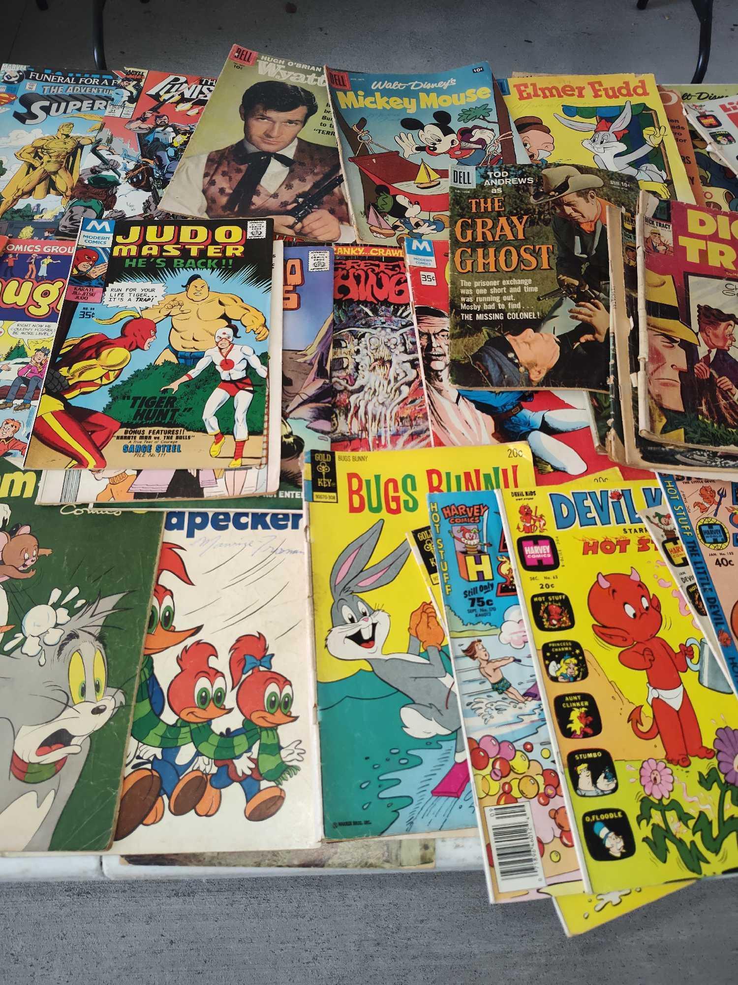 Approximately 80 Vintage Comic Books