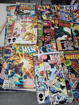 Approximately 80 Vintage Comic Books