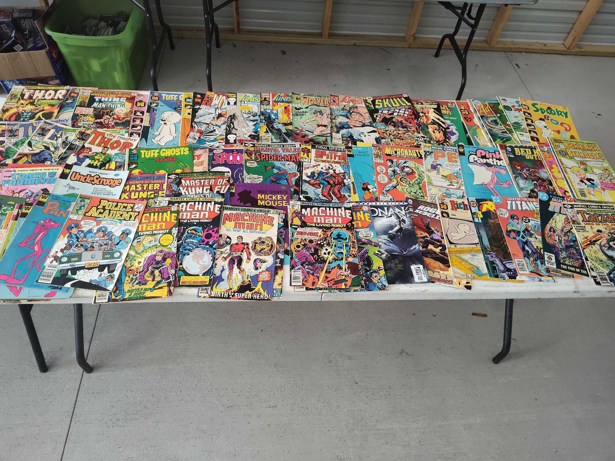 Approximately 80 Vintage Comic Books