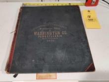 Rare 1876 Caldwell's Illustrated Combination Centennial Atlas of Washington County Pennsylvania Book