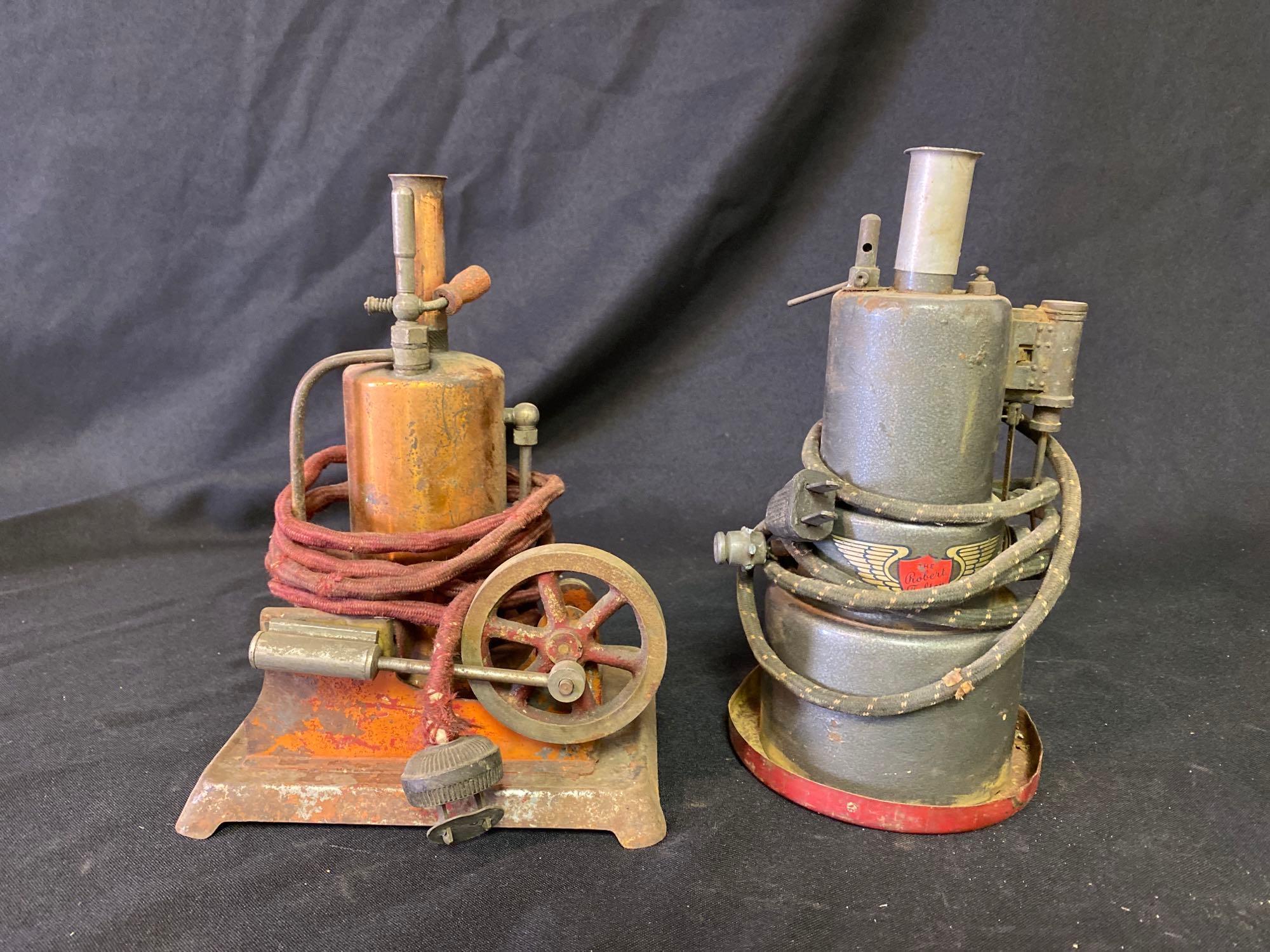 (2) Vintage Electric Steam Engines