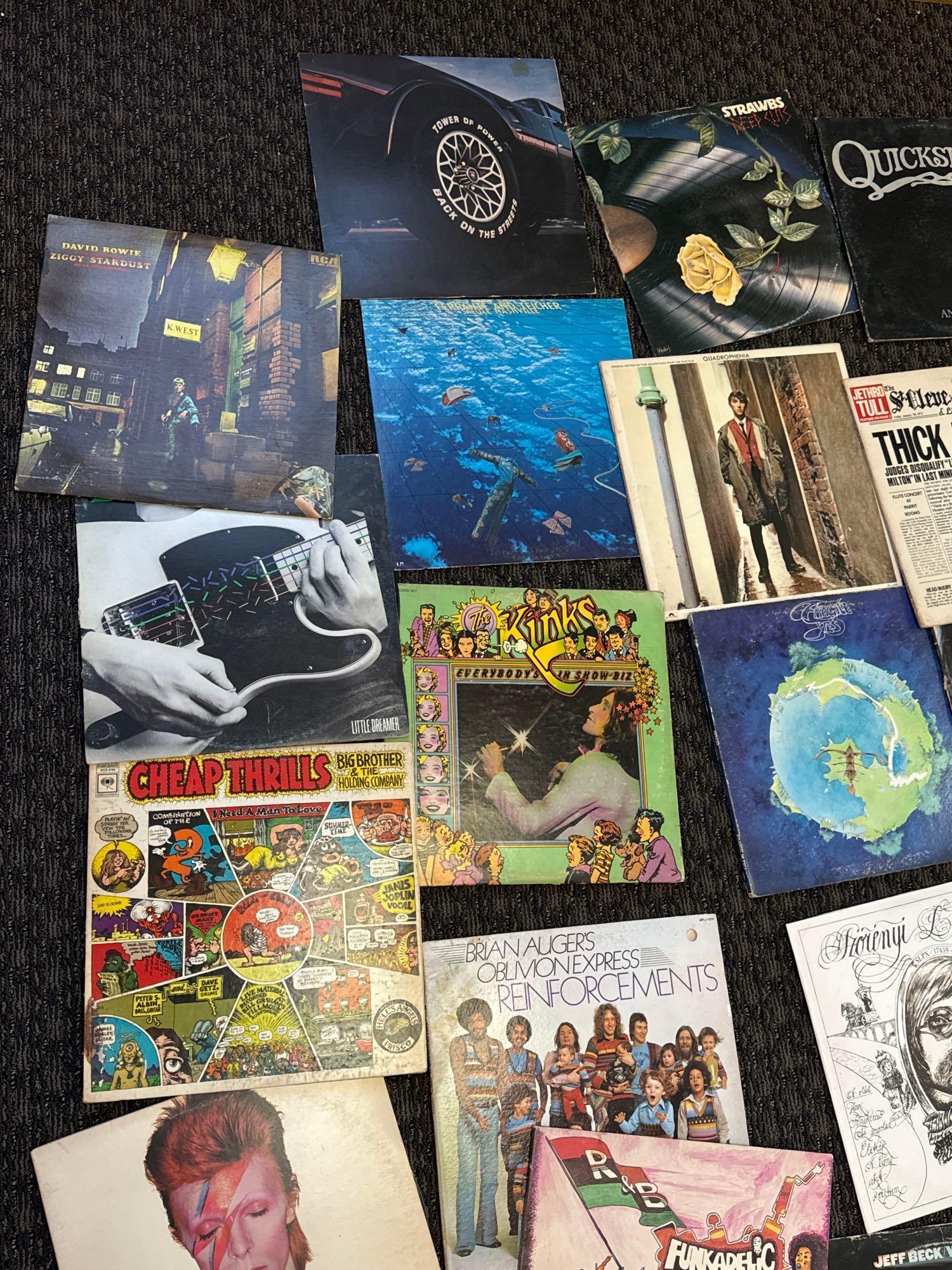 Record Albums, Beatles, Zappa, ELO, New Riders, The Kinks and more