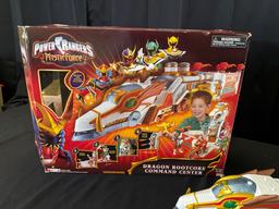 Power Rangers Mystic Force Dragon Rootcore Command Center with contents shown