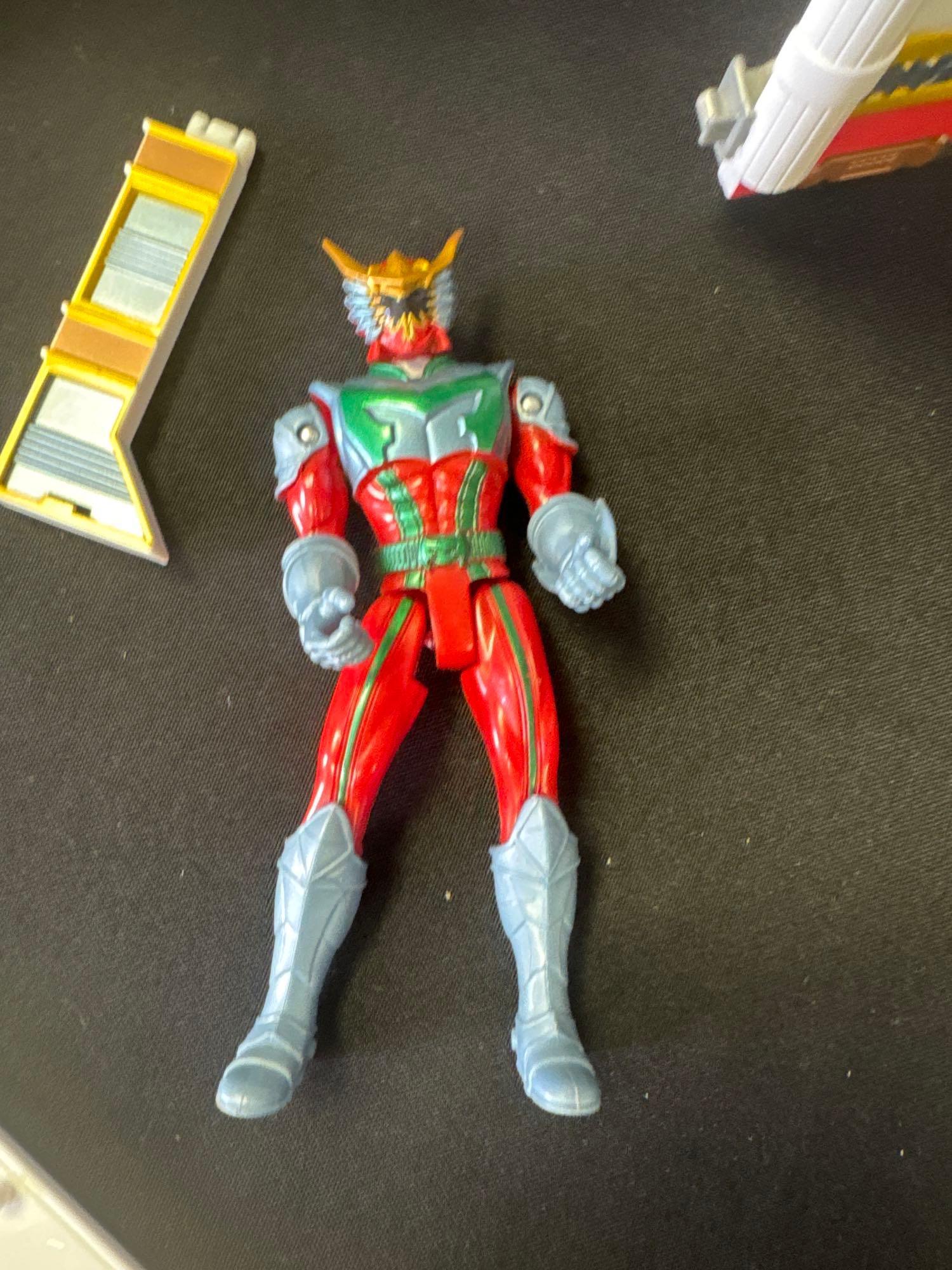 Power Rangers Mystic Force Dragon Rootcore Command Center with contents shown