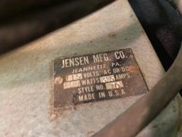 Jensen MFG. CO. Electric Steam Engine