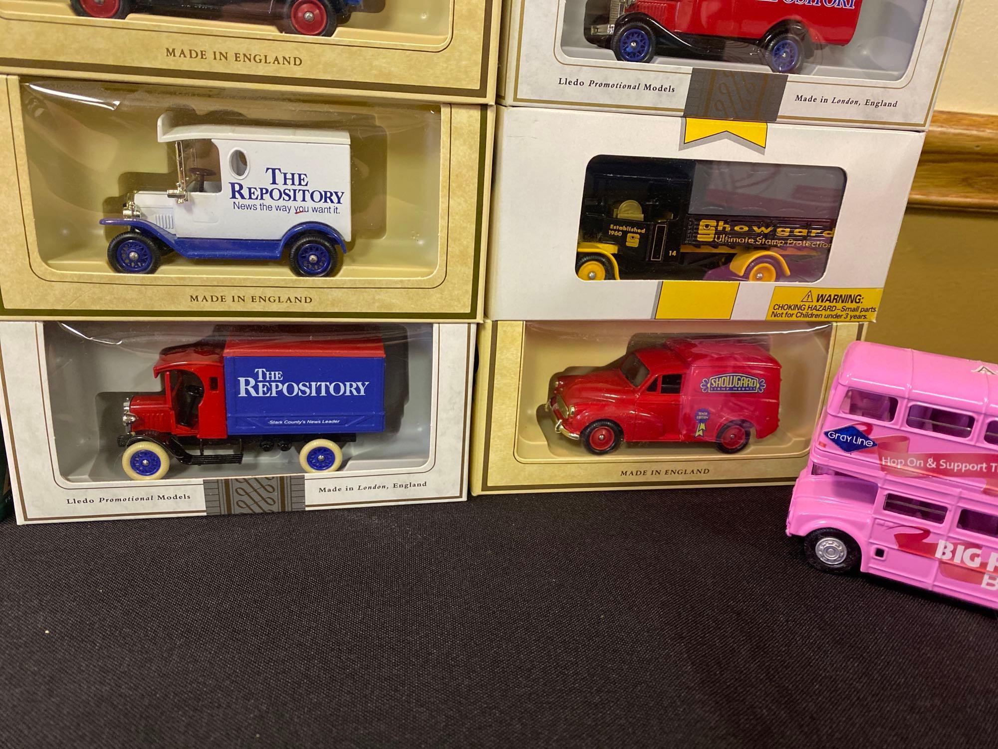 Model English Advertisement Trucks