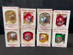 Holiday and Campbell soup ornaments