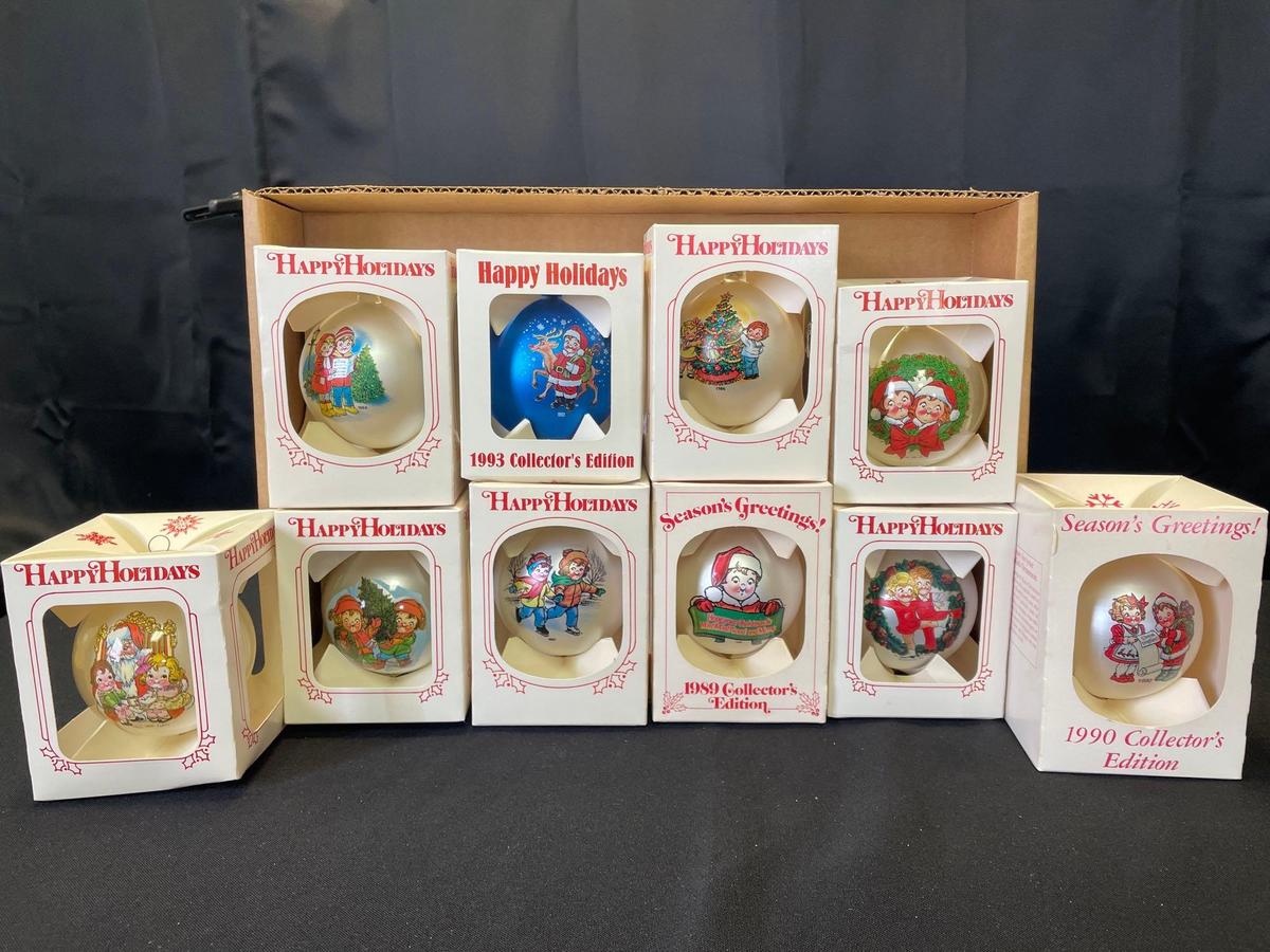 (10) Christmas ornaments