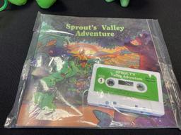 Little Sprout landline phone, puppet, jump rope, Sprite valley adventures story