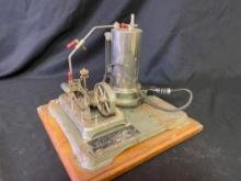 Early Electric Steam Engine Model