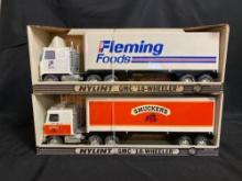 Fleming Foods & Smuckers Die Cast Truck Models