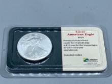 2001 American Silver Eagle .999 Silver