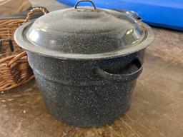 S'mores Maker, Granite Pot and Basket