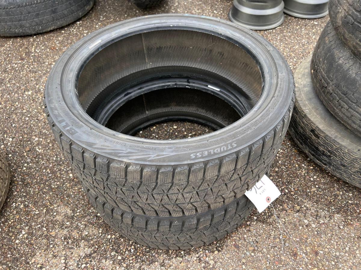 (2) Blizzak Tires 205/40 R17