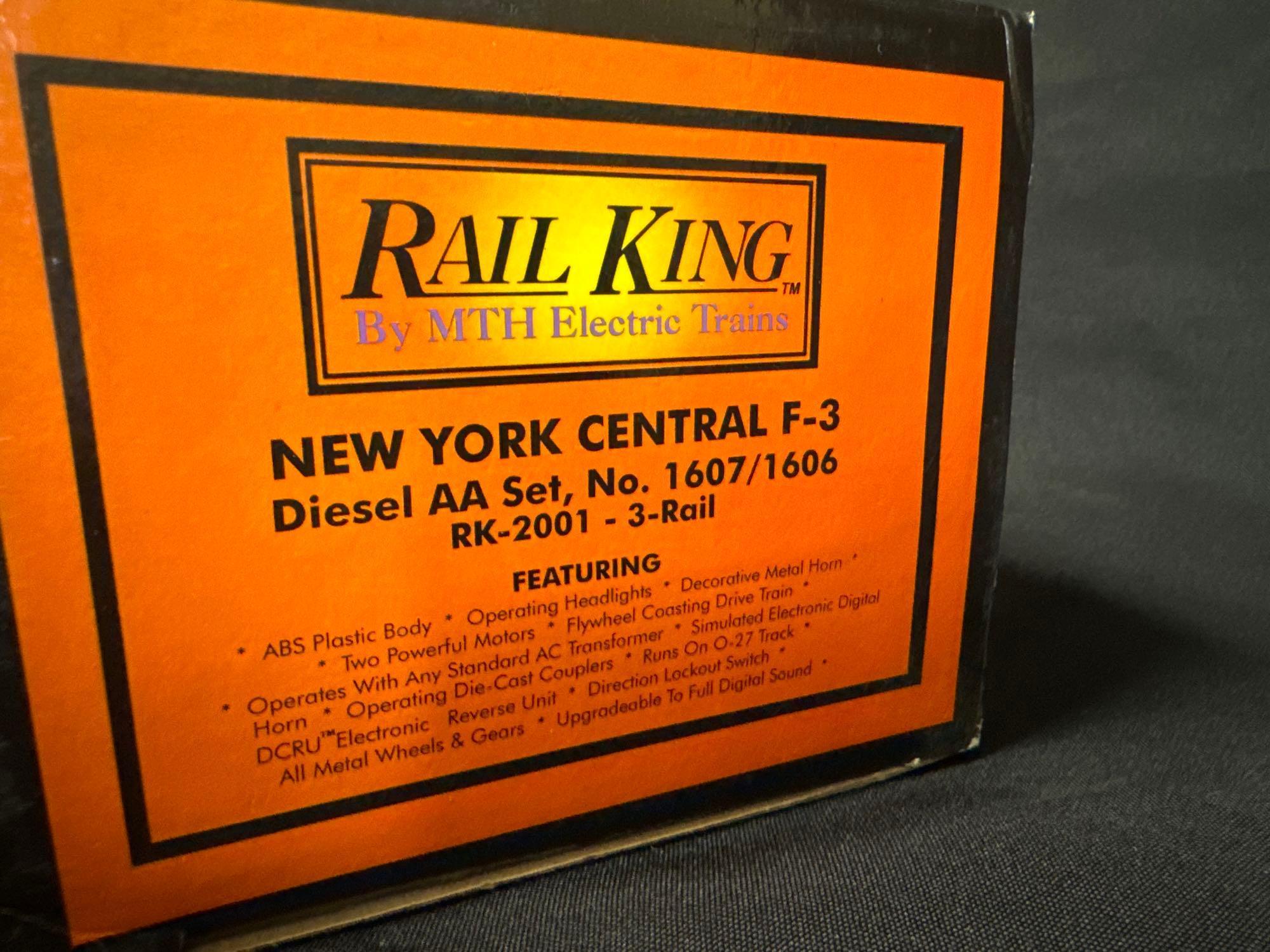 Rail King New York Central F3 Diesel AA Set No. 1607/1606