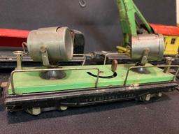 (7) Early Pre War Lionel Freight Cars & Crane