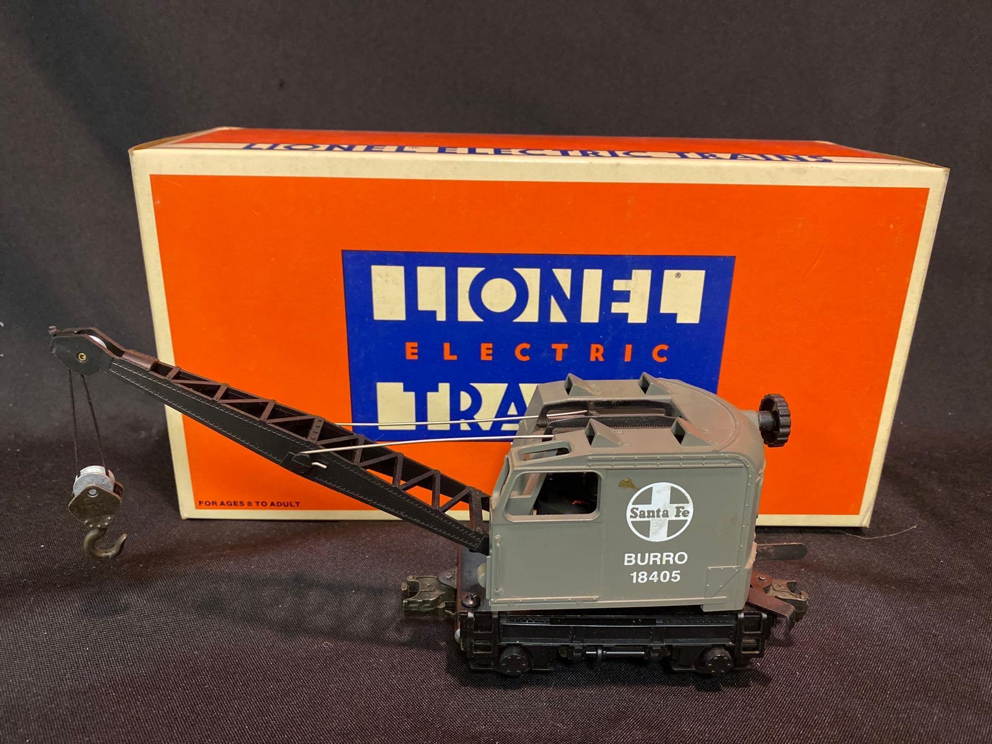 Lionel Santa Fe Burro Crane