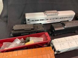 Assortment Rollingstock, Passenger car, crane Car, Cabooses