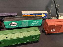 Assortment Rollingstock, Passenger car, crane Car, Cabooses