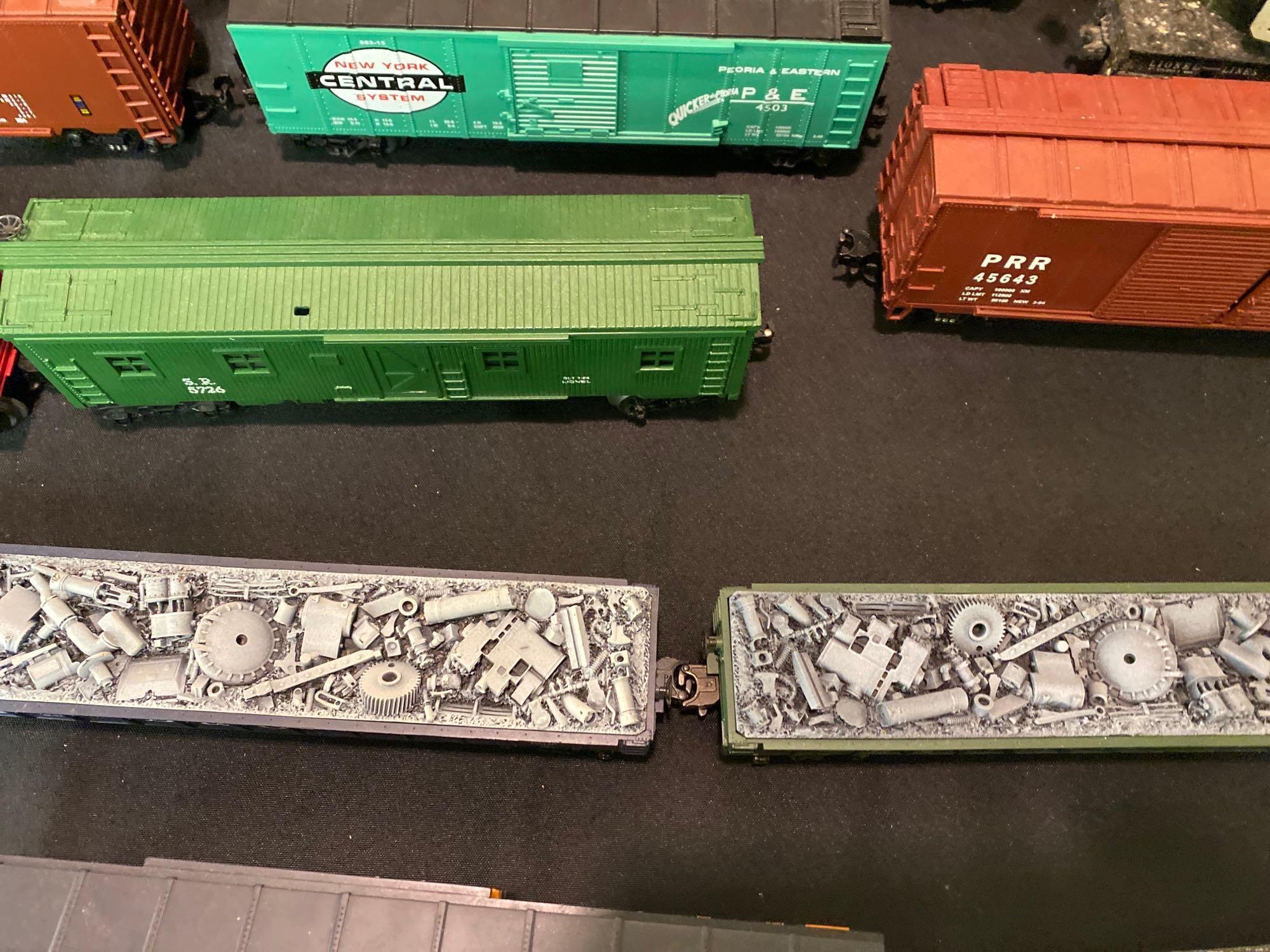 Assortment Rollingstock, Passenger car, crane Car, Cabooses