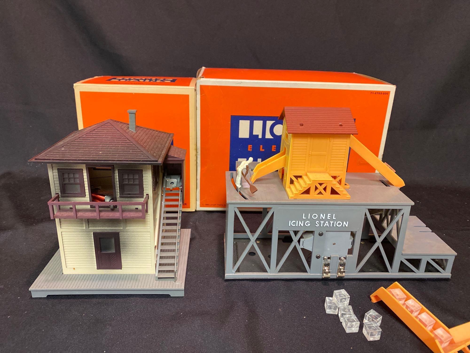 Lionel Icing Station & Burning Switch Tower