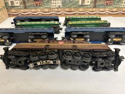 Williams PRR engine, metal passenger cars, KLine passenger cars