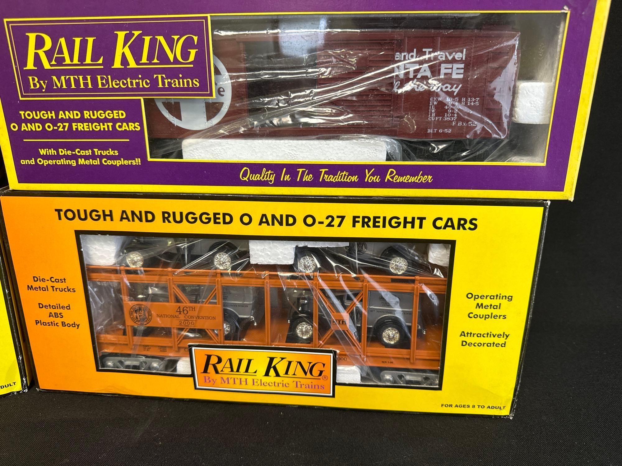 Rail King box cars, car hauler (5)