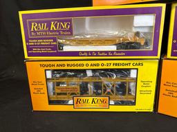 Rail King box cars, car hauler (5)