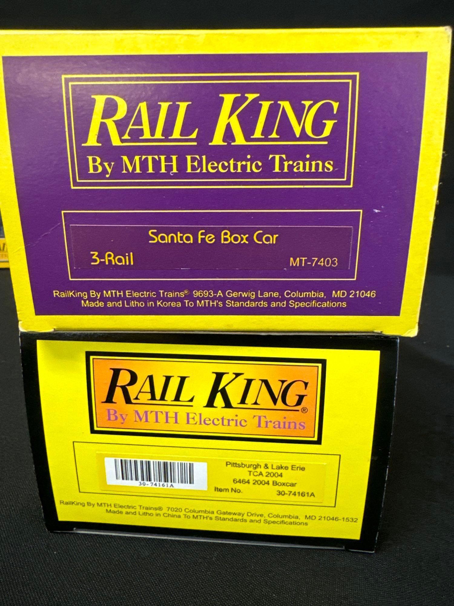 Rail King box cars, car hauler (5)