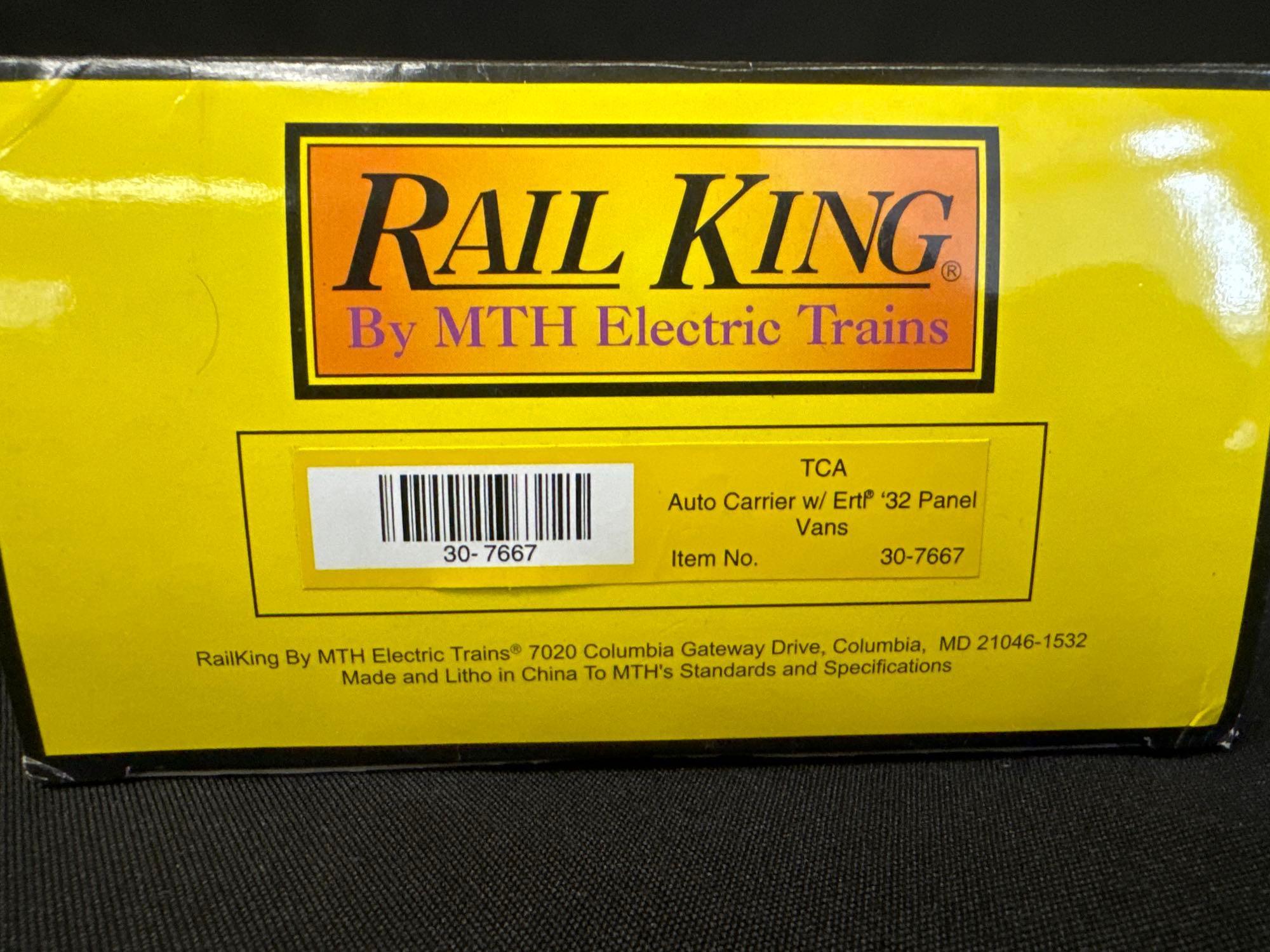 Rail King box cars, car hauler (5)