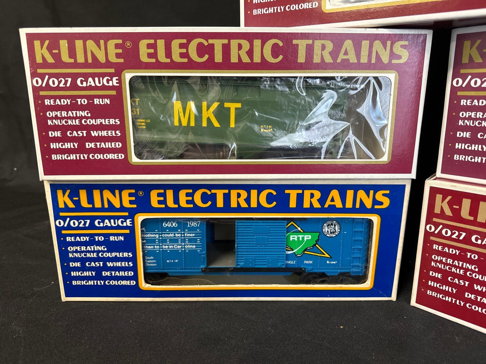 K Line hoppers & box car (5)