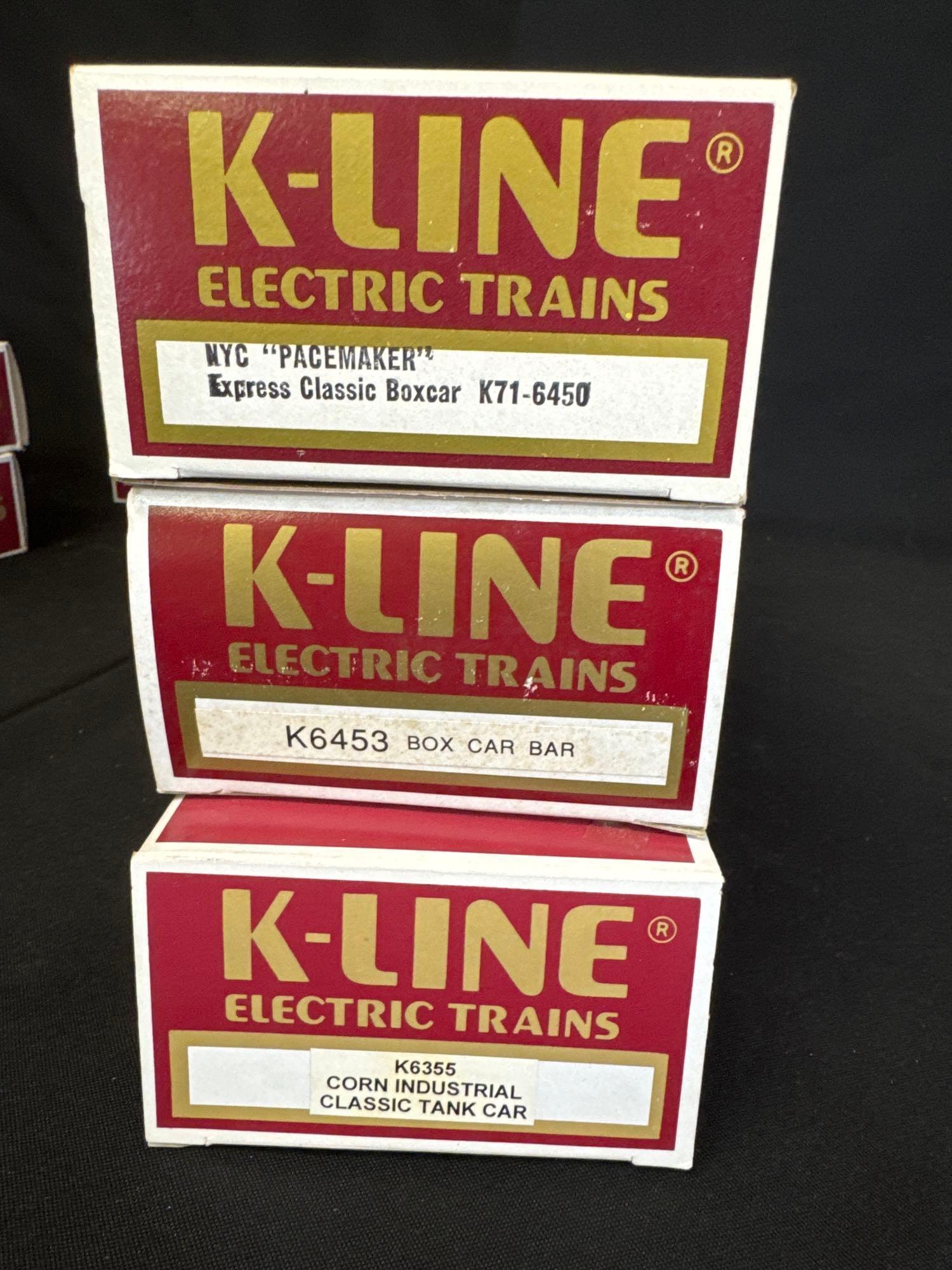 K Line tank & freight cars (8)