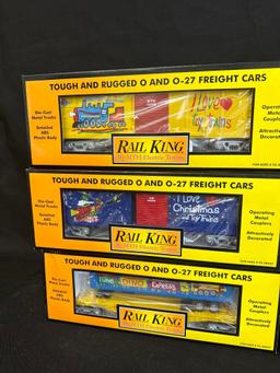 Rail King I Love Toy Trains Engine and 5 cars