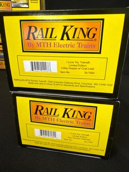 Rail King I Love Toy Trains Engine and 5 cars