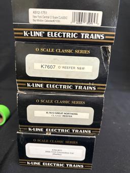 K Line O scale freight cars (8)