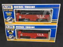 K Line TCA Alco K-2107 Powered Engine with Dummy Engine