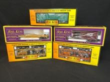 Rail King box cars, car hauler (5)