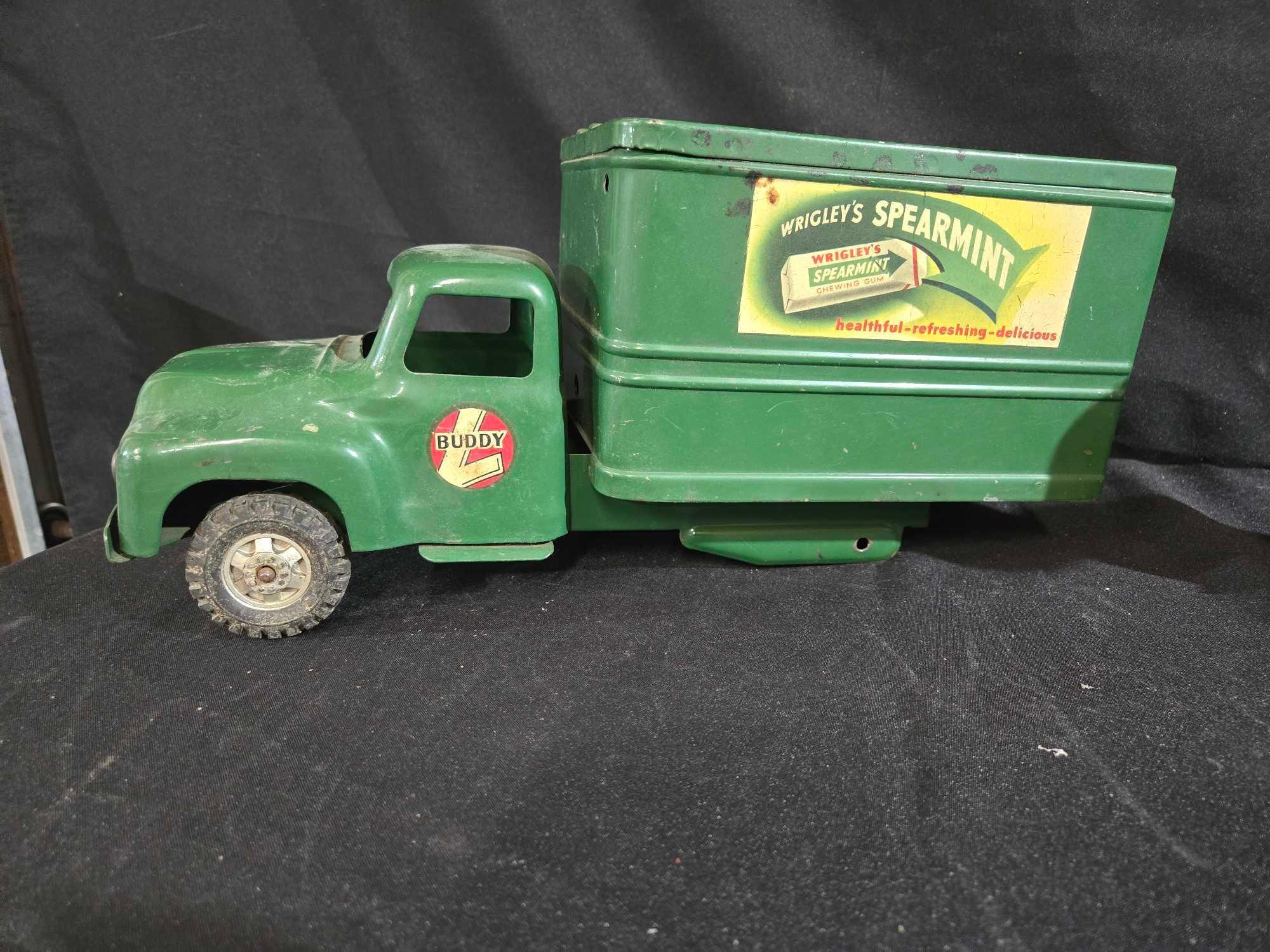 Mack Steel Cargo Co Truck & Buddy L Wrigleys Spearmint Gum Truck