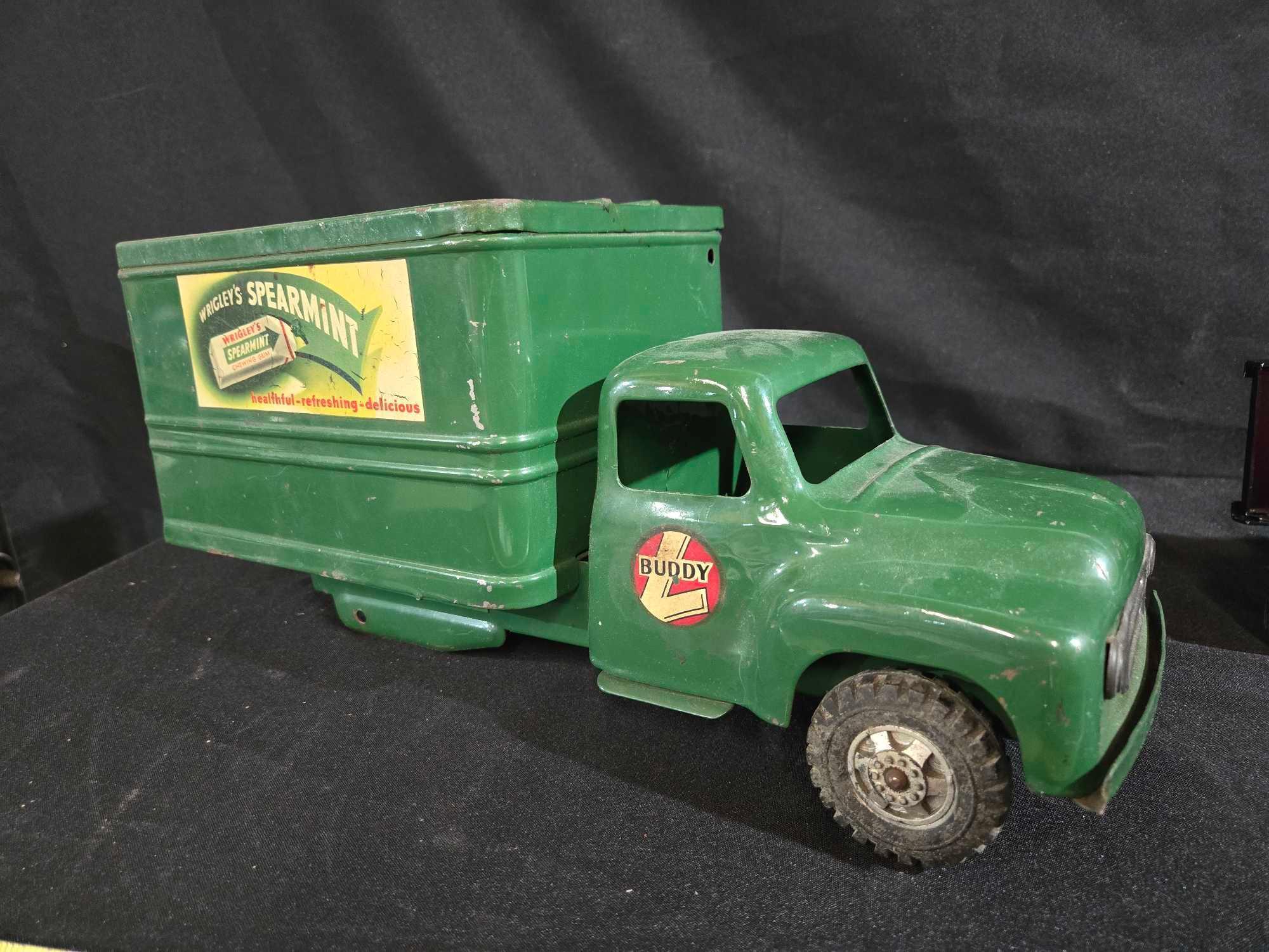 Mack Steel Cargo Co Truck & Buddy L Wrigleys Spearmint Gum Truck