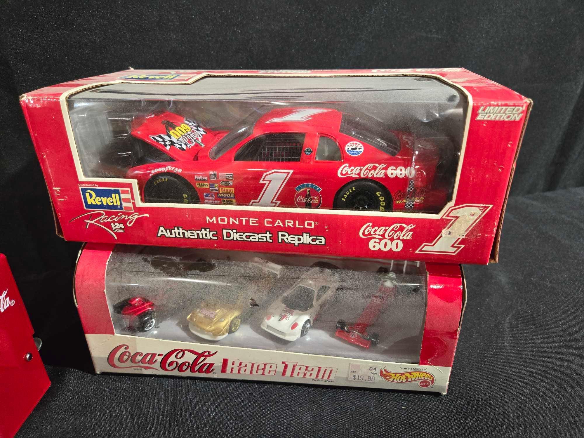 Coca Cola Items inc. Matchbox Cars, Die Cast Cars etc