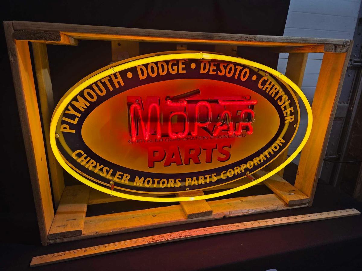 Neon Mopar Sign