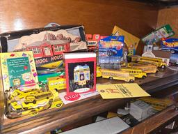 Assorted School Bus Collection inc Hot Wheels and Matchbox