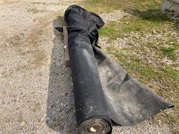 Partial roll of driveway/landscape material 15 ft roll