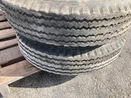 (4) Hiway tires 7.50-16 tires